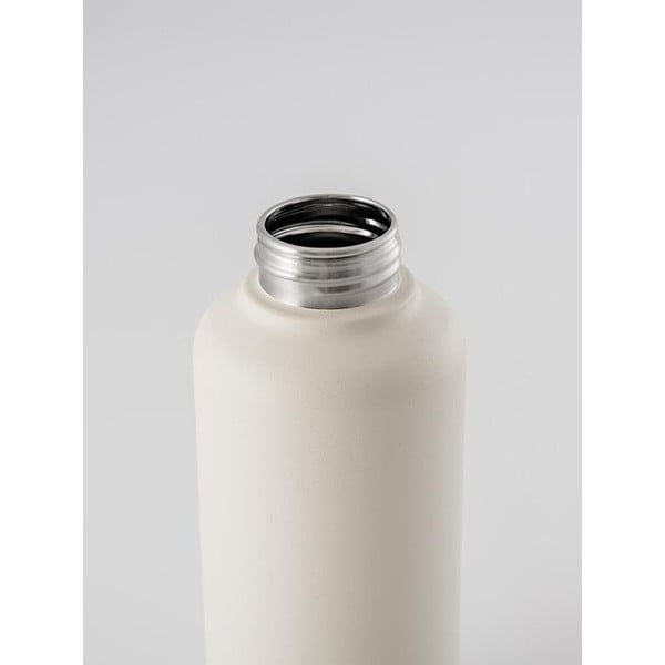 Bílá nerezová láhev Equa Timeless, 1 l-image-1