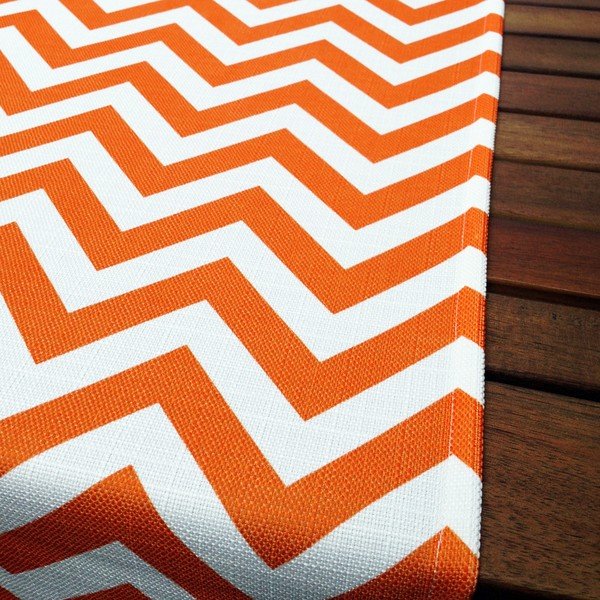 Běhoun na stůl Orange Chevron-image-2