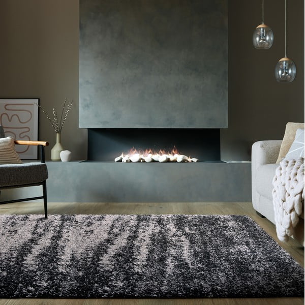 Šedý koberec 200x290 cm Dune Ombre – Flair Rugs-image-1
