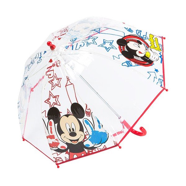 Dětský transparentní holový deštník Birdcage Mickey Mouse, ⌀ 60 cm-image-2