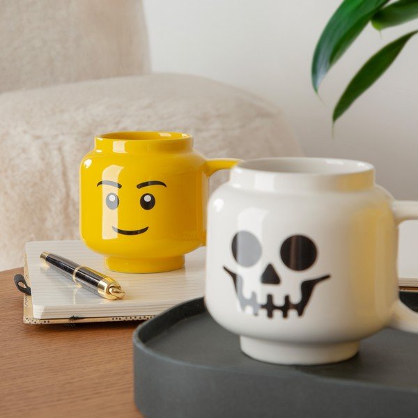 Žlutý keramický dětský hrnek 530 ml Head – LEGO®-image-1