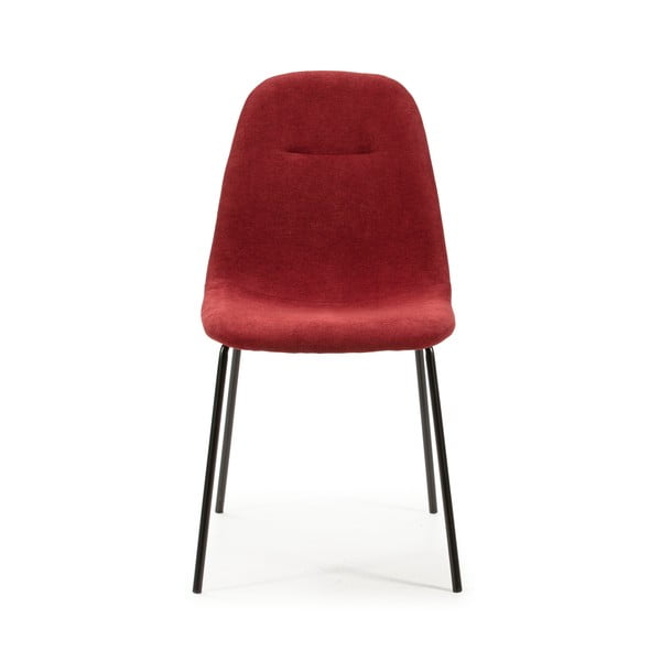 Červené jídelní židle v sadě 4 ks Renne – Marckeric-image-2