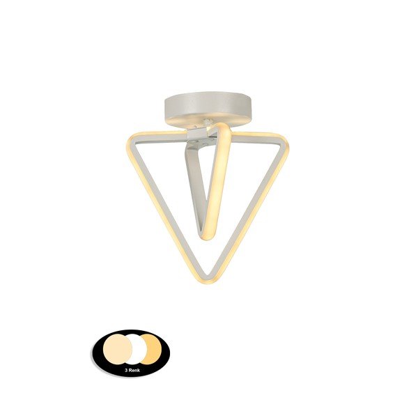 Bílé kovové LED stropní svítidlo Baris – Squid Lighting-image-2