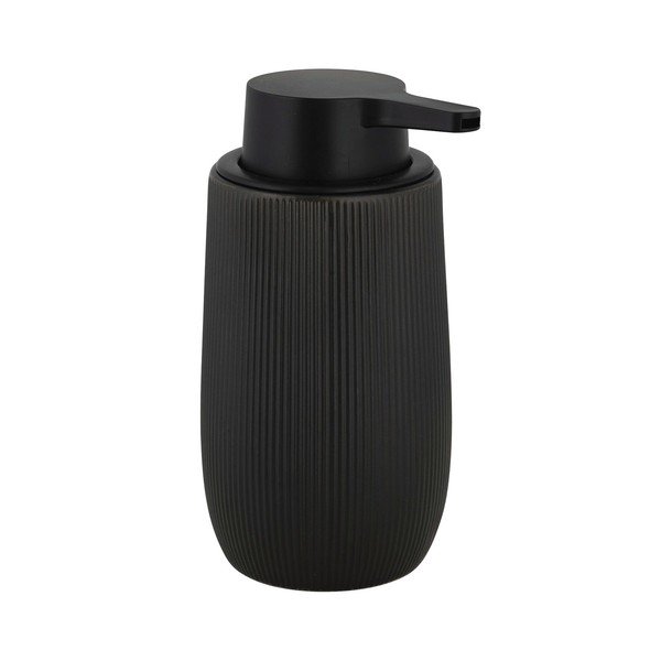 Černý plastový dávkovač mýdla 400 ml Fablo – Wenko