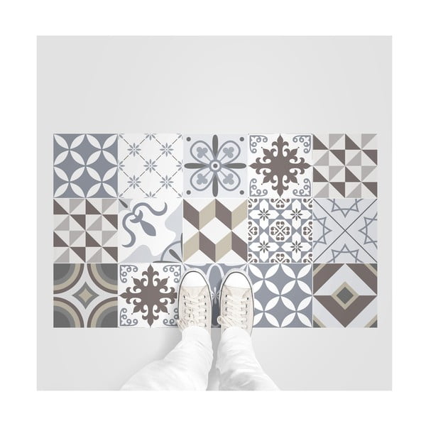 Voděodolná samolepka na podlahu Ambiance Brown Style, 100 x 60 cm-image-4