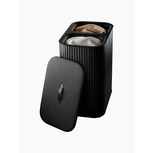 Černý bambusový koš na prádlo 2x45 l Tota Luxe – Joseph Joseph-image-4