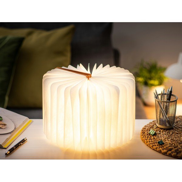 LED stolní lampa s textilním stínidlem (výška 2,5 cm) Harmony – Gingko-image-4