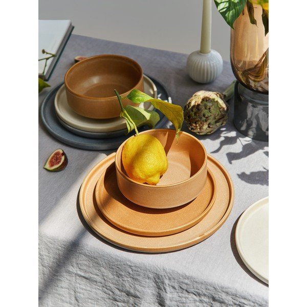 Kameninová jídelní sada 12 ks pro 4 osoby Malia – Bonami Selection-image-1