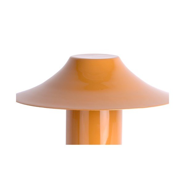 Oranžová kovová stolní lampa (výška 32 cm) Catania Trapeze – Leitmotiv-image-3