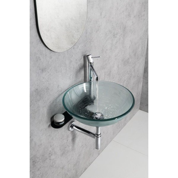 Černý ocelový závěsný podstavec pod umyvadlo 42x7 cm Tetris – Sapho-image-3