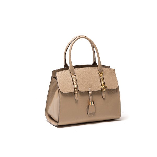 Kožená kabelka Renata Corsi 1080 světle hnědá-image-2