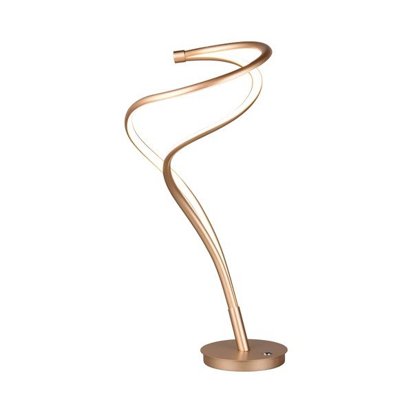 LED stolní lampa s kovovým stínidlem ve zlaté barvě (výška 56 cm) Nala – Trio Select-image-2