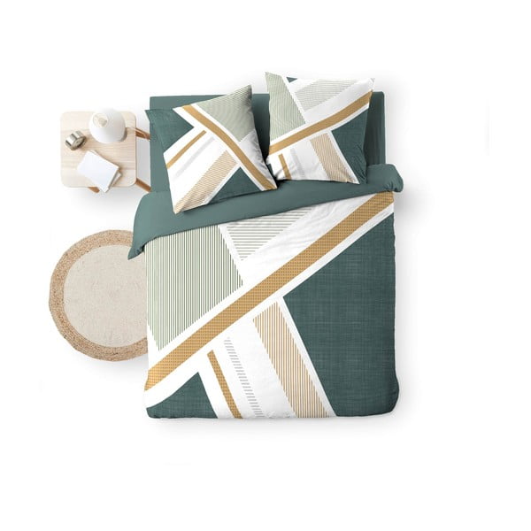 Bílé bavlněné povlečení na dvoulůžko/prodloužené 240x220 cm Zephyr – douceur d'intérieur-image-4