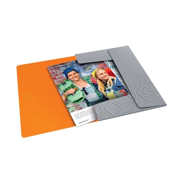 Šedé kancelářské desky s 3 chlopněmi Leitz-image-1