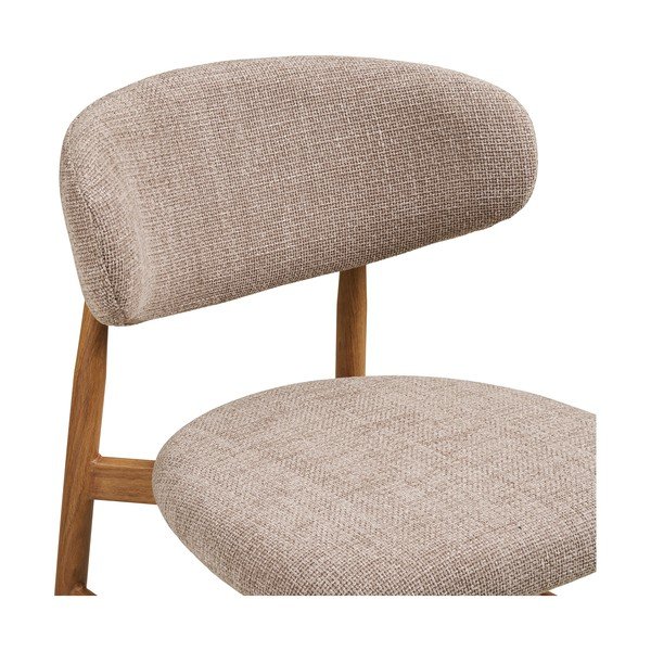 Béžová/v přírodní barvě čalouněná barová židle (výška sedáku 65 cm) Levanto – House Nordic-image-4