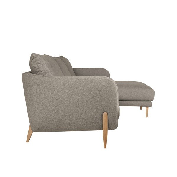 Pohovka Jenny Panno Light Grey s lenoškou na pravé straně-image-3