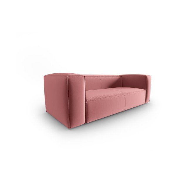 Růžová sametová pohovka 200 cm Mackay – Cosmopolitan Design-image-2