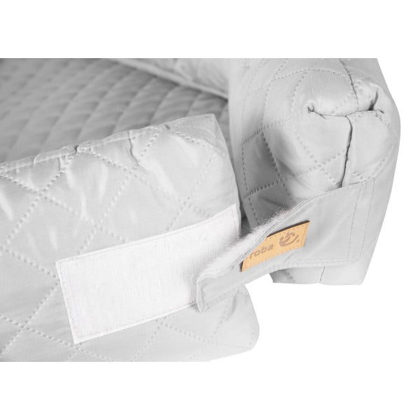 Světle šedé hnízdečko pro miminko Roba style – Roba-image-3