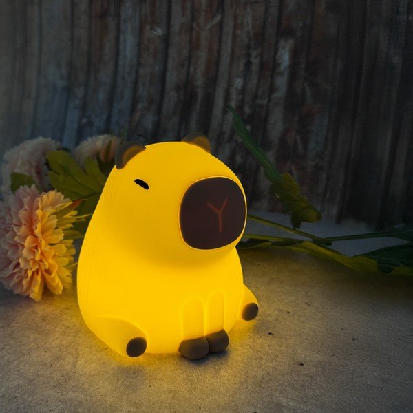 Světle žluté dětské noční světlo Capybara – Fischer & Honsel-image-2