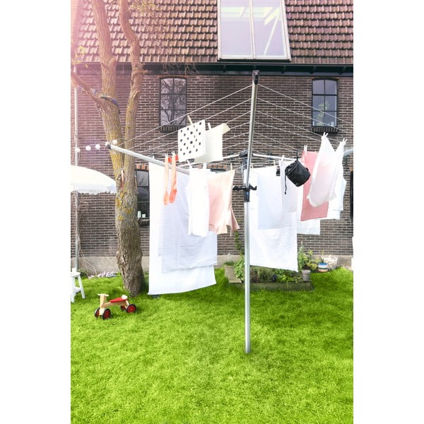 Venkovní sušák na prádlo ve stříbrné barvě 60 m Lift-o-Matic Advance – Brabantia-image-1