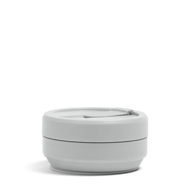 Šedý skládací cestovní hrnek Stojo Biggie Cashmere, 470 ml-image-1