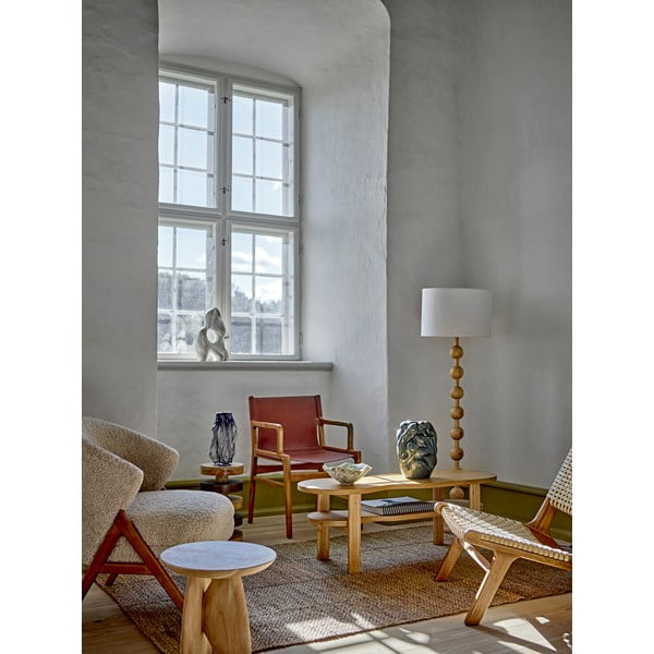 Kulatý odkládací stolek z mangového dřeva ø 25 cm Franka – Bloomingville-image-2