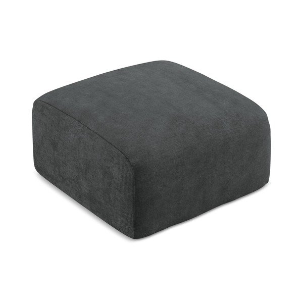 Tmavě šedá žinylková podnožka Leila – Makamii-image-2