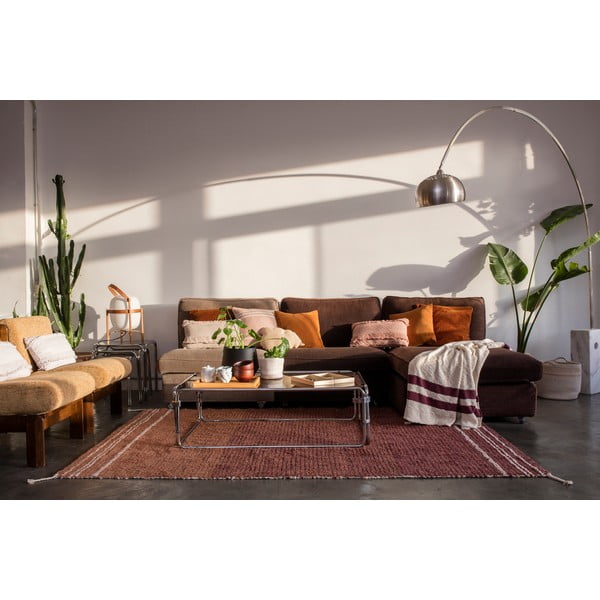 Bavlněný koberec v cihlové barvě 170x240 cm Twin Toffee – Lorena Canals-image-1