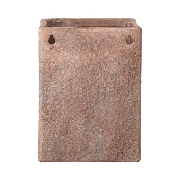 Hnědá lucerna z terakoty Bloomingville Ora, výška 20 cm-image-3