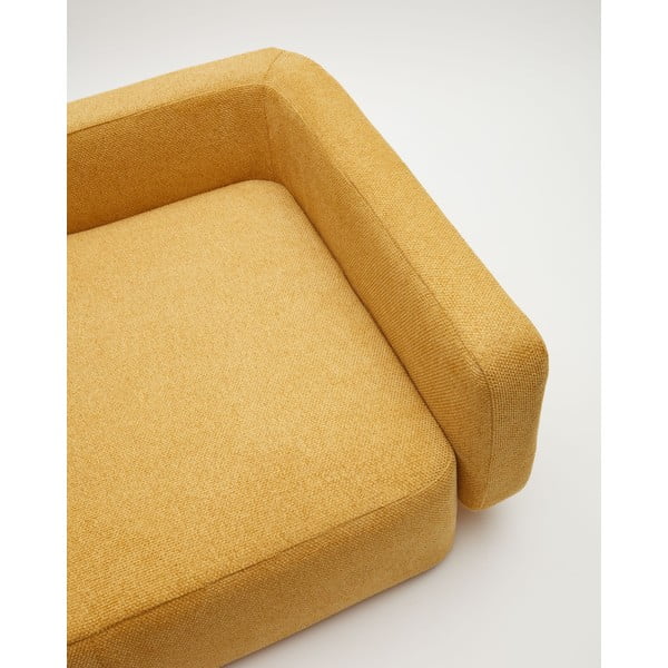 Pelíšek pro psy v hořčicové barvě 73x60 cm Bowie - Kave Home-image-3