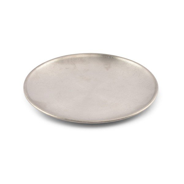 Dezertní  kovový talíř ve stříbrné barvě ø 17 cm Serve – BonBistro-image-2