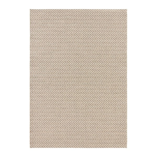 Krémový koberec vhodný i na ven Elle Decoration Brave Caen, 160 x 230 cm