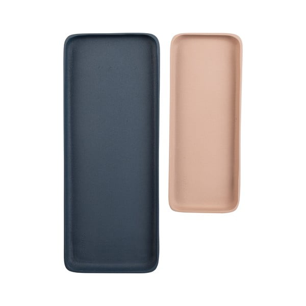 Kovové dekorační tácy v sadě 2 ks 15,5x39,5 cm Rebel – Zuiver-image-2