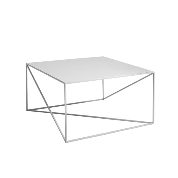 Šedý konferenční stolek Custom Form Memo, 80 x 80 cm