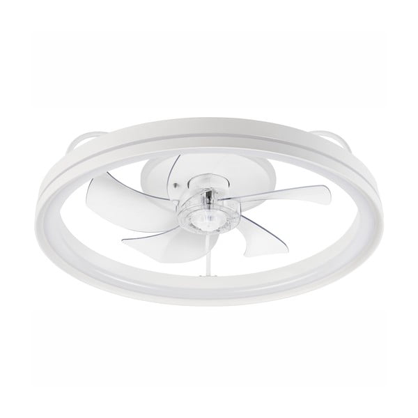 Bílé LED stropní svítidlo s ventilátorem Fargo – LAMKUR