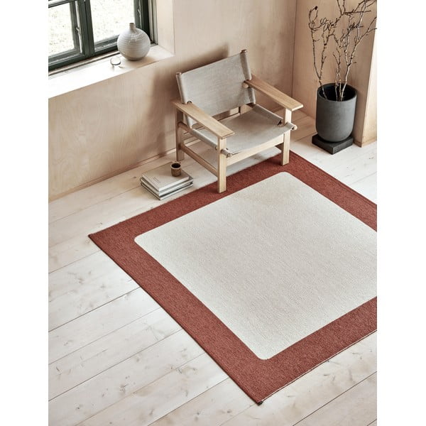 Vnitřní a venkovní koberec v cihlovo-krémové barvě 70x120 cm Ilda Brick – Pappelina-image-1