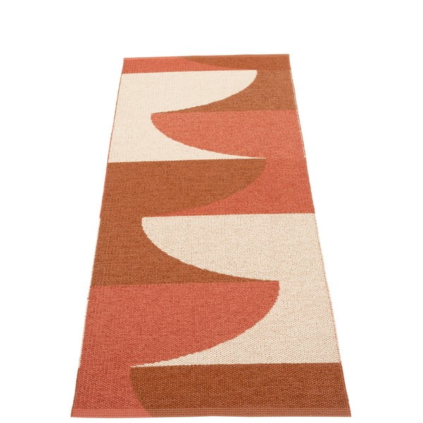 Vnitřní a venkovní běhoun v cihlové barvě 70x180 cm Hill Brick Rust – Pappelina-image-2