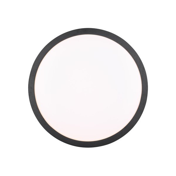 Černé LED stropní svítidlo ø 40 cm Iseo – Trio-image-2