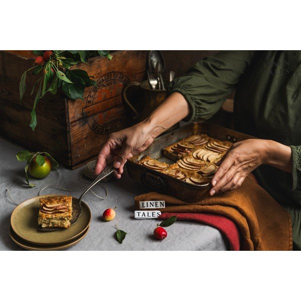 Lněný ubrus 140x140 cm - Linen Tales-image-2