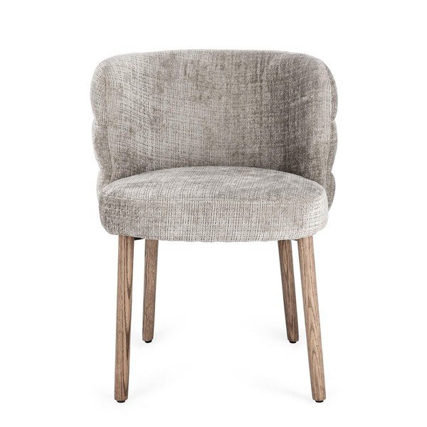 Šedá čalouněná jídelní židle Ilma – Bizzotto-image-2