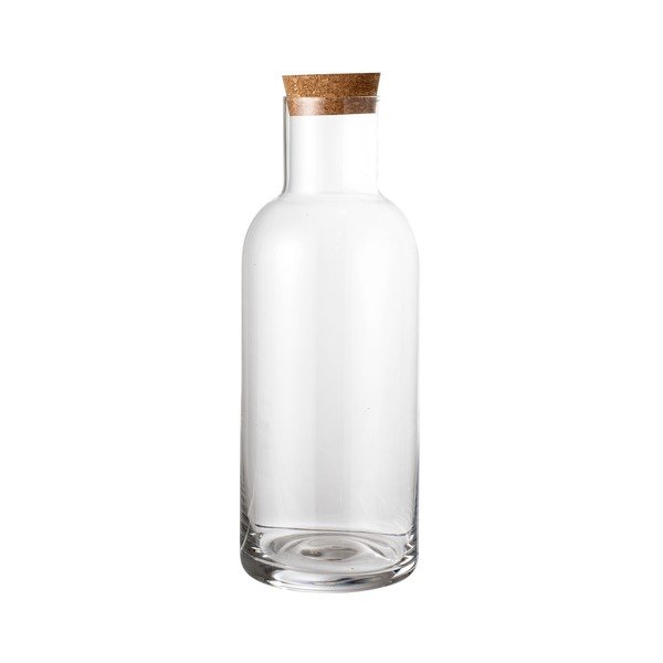 Skleněná lahev s korkovou zátkou Bloomingville
