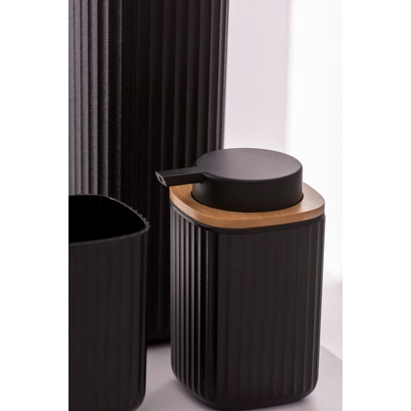 Černý dávkovač na mýdlo Wenko Rotello-image-1