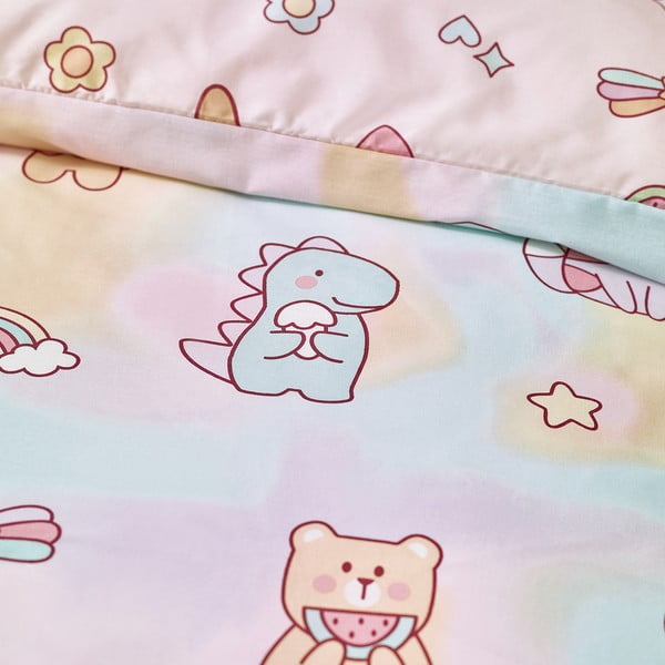 Růžové dětské povlečení do postýlky 120x150 cm Forever Together – Catherine Lansfield-image-4