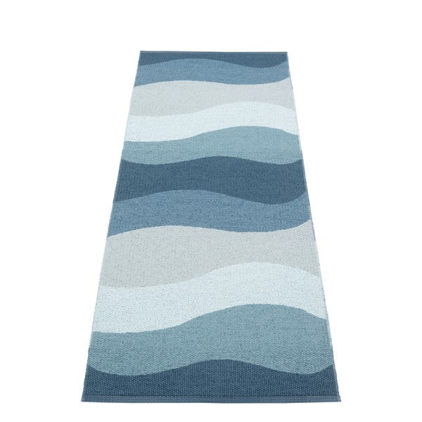 Modrý vnitřní a venkovní běhoun 70x200 cm Urvi Water – Pappelina