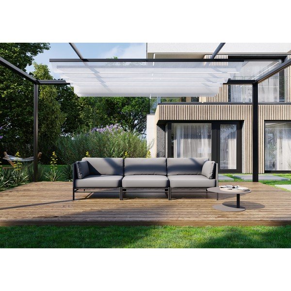 Světle šedá zahradní modulární pohovka 234 cm Dandy – Sit Sit-image-4