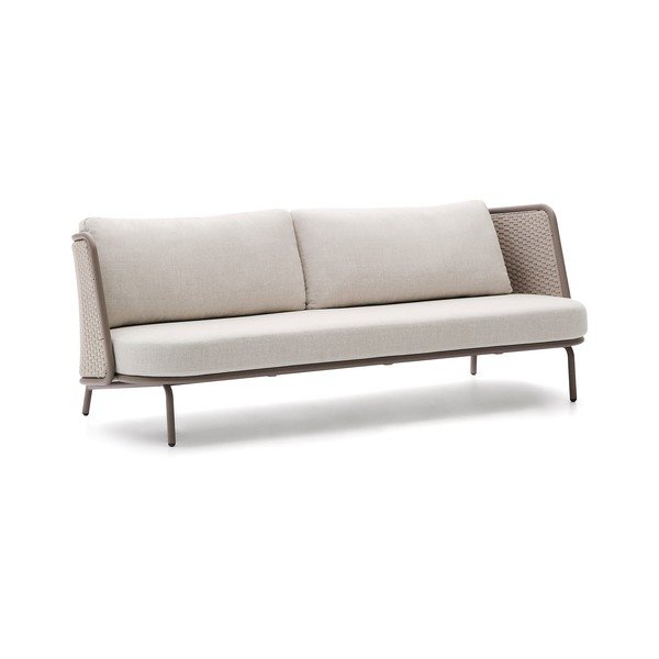 Béžová/taupe čalouněná zahradní pohovka Sedalis – Kave Home-image-4
