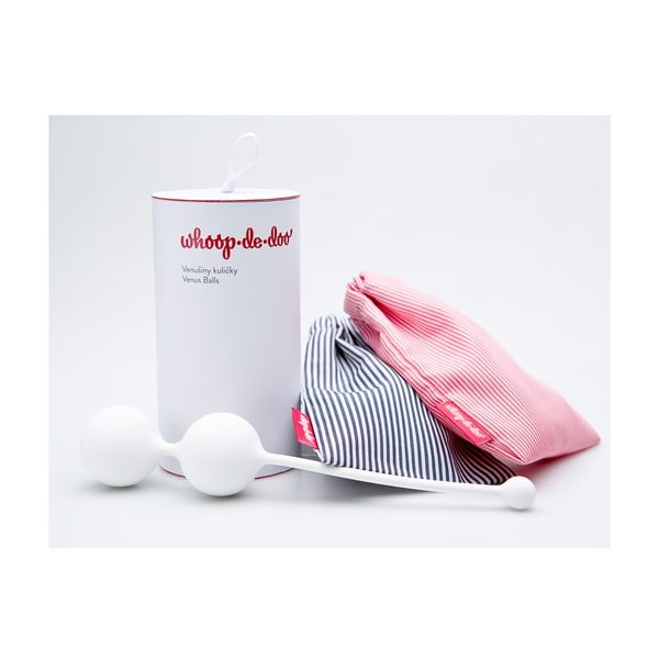 Bílé designové venušiny kuličky Whoop.de.doo, 65 g-image-4