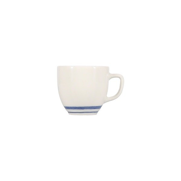 Bílý/modrý porcelánový šálek na cappuccino 200 ml Azul – BonBistro-image-2