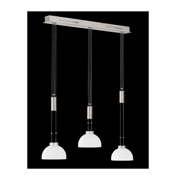 Černé kovové LED stmívatelné závěsné svítidlo Avignon – Fischer & Honsel-image-1