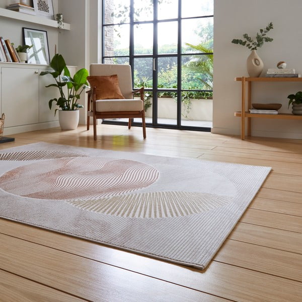 Růžovo-krémový koberec 120x170 cm Creation – Think Rugs-image-2